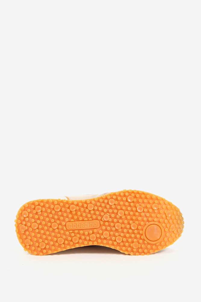 abbacino-zapatilla-mujer-naranja-piel-y-textil-sneakers-casual image 6
