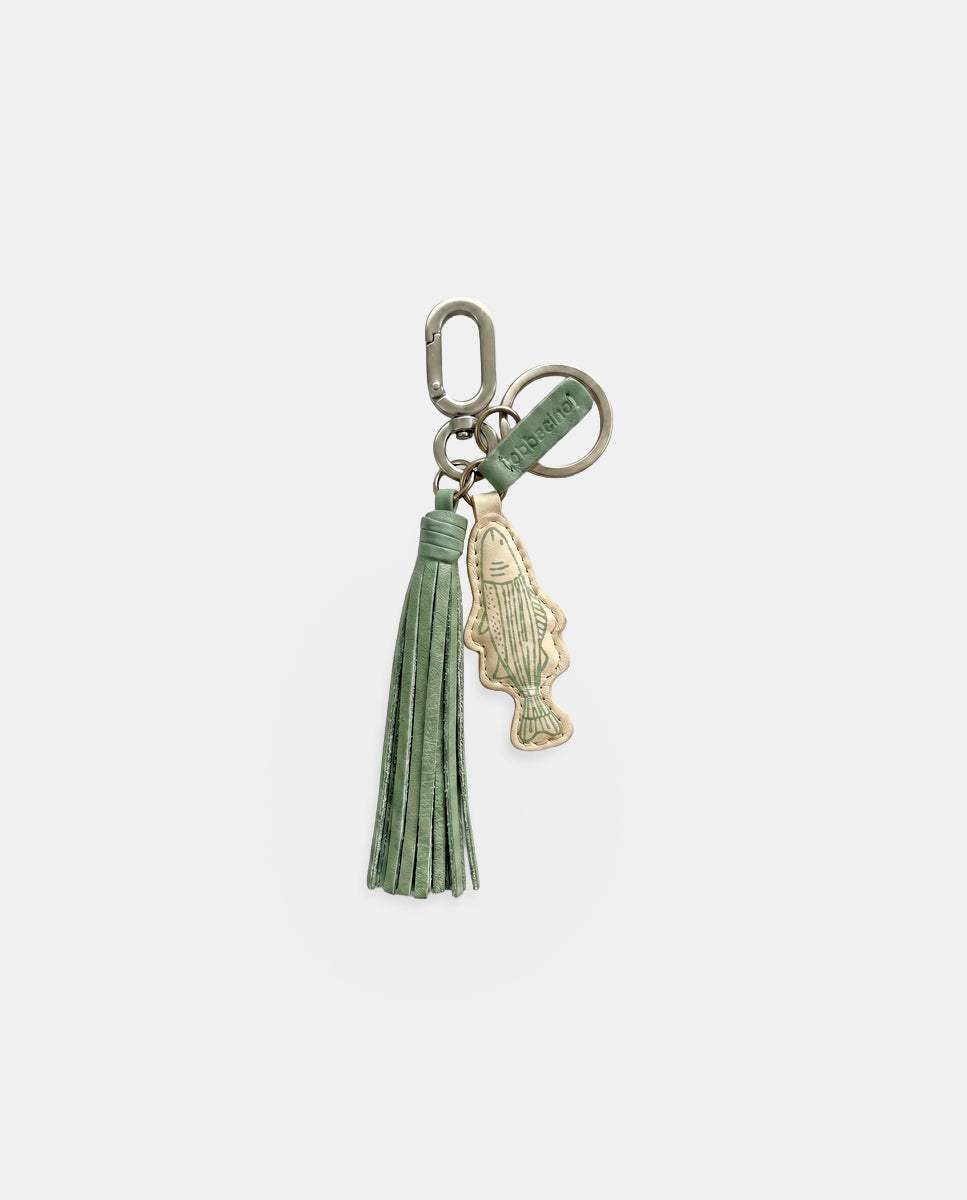 abbacino-llavero-charm-pez-piel-turquesa image 2