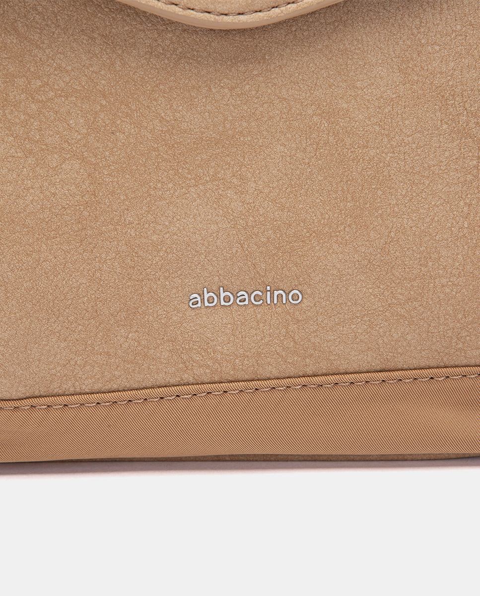 abbacino-bolso-hombro-hobo-tejido-reciclado-camel image 7