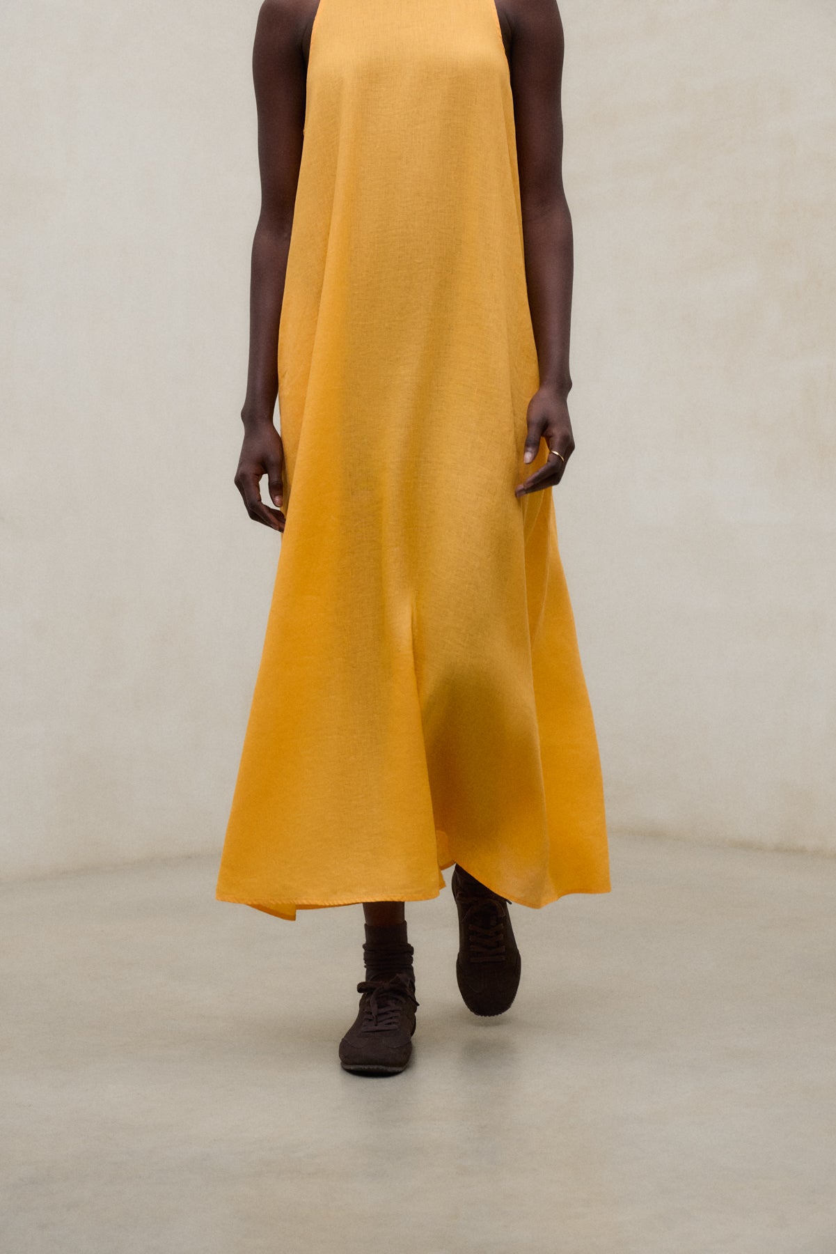 vestido-ukara-naranja-ecoalf image 5