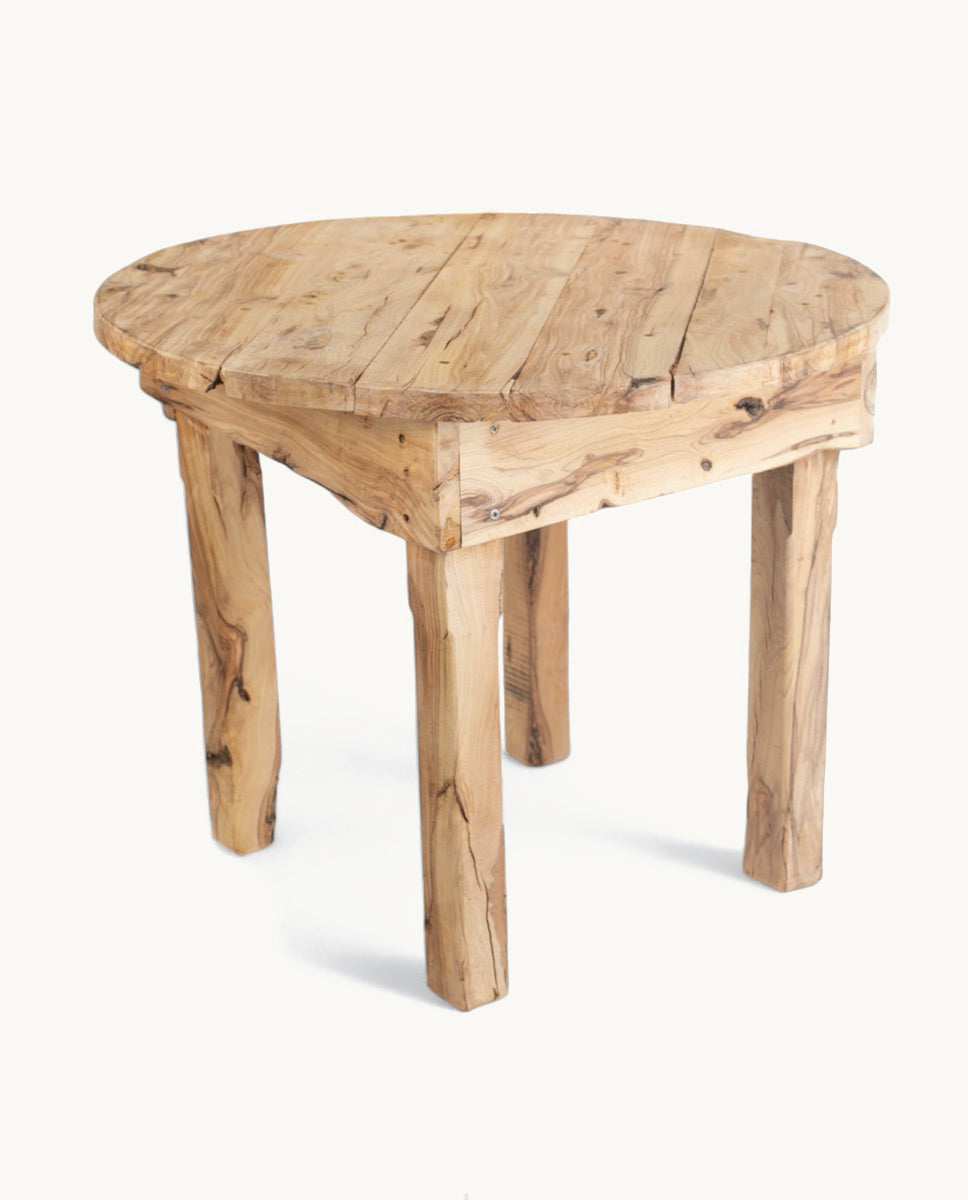 mesa-redonda-de-madera-r-stica-kbas-59-cm-de-di-metro-x-47-cm-de-alto-estilo-nat image 2