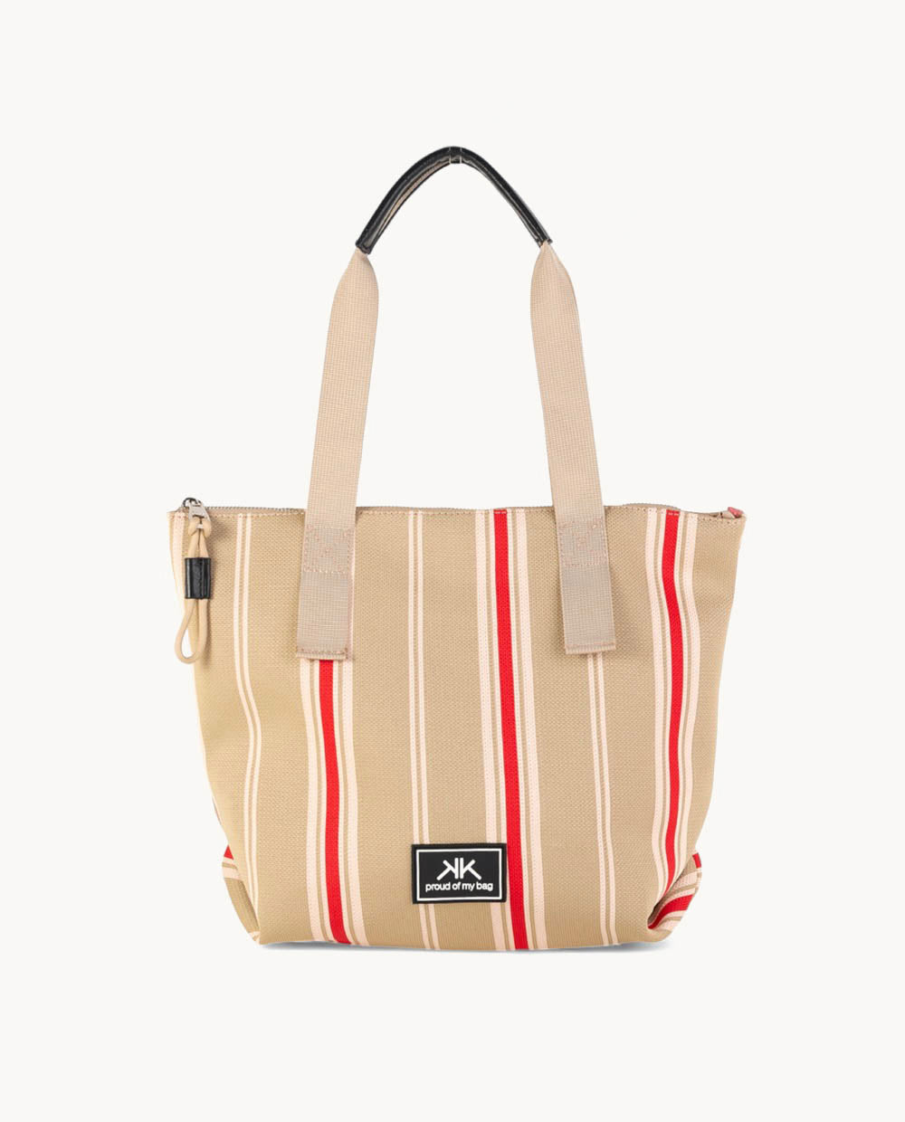 kbas-tote-de-algod-n-con-cremallera-color-arena-rayas-multicolor image 3
