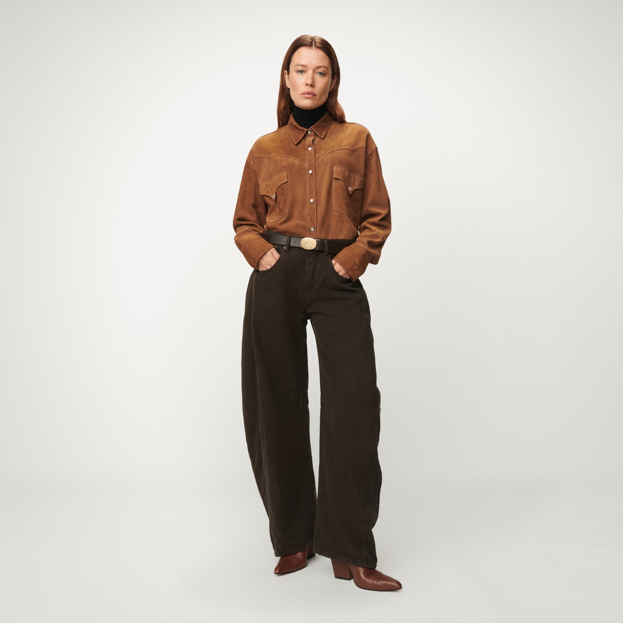 lois-porter-pocket-cazadora-bison-marr-n image 2