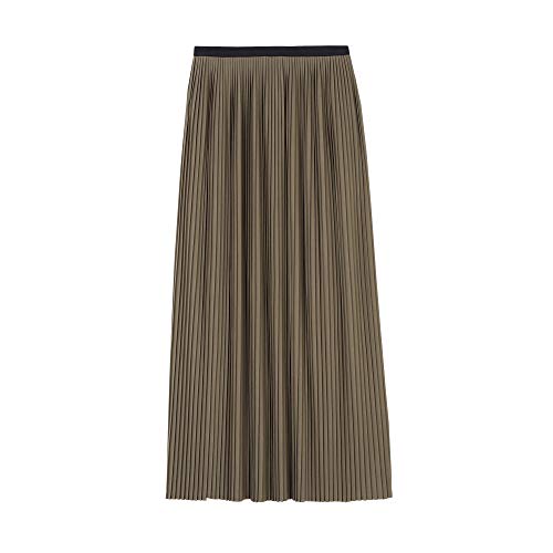 parfois-falda-plisada-cintura-el-stica-mujer image 3