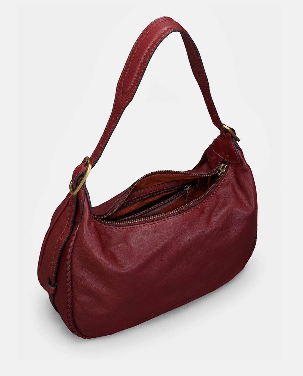 abbacino-bolso-de-hombro-en-piel-burdeos-minimalista image 6