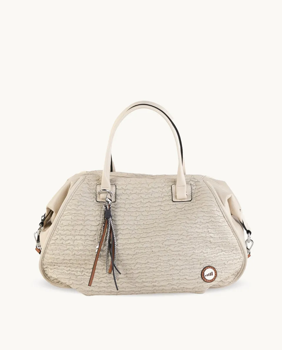 kbas-urban-spiga-bowling-de-piel-sint-tica-beige-40-x-22-x-21-cm image 1