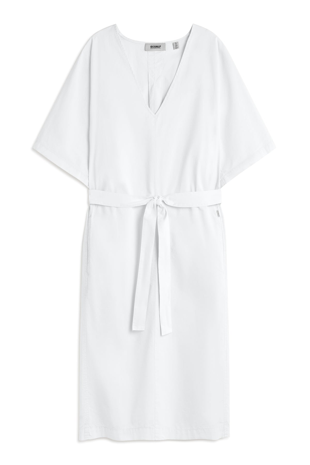 vestido-ecoalf-ludovica-blanco-para-mujer-100-algod-n-regenerativo-fit-oversize- image 7