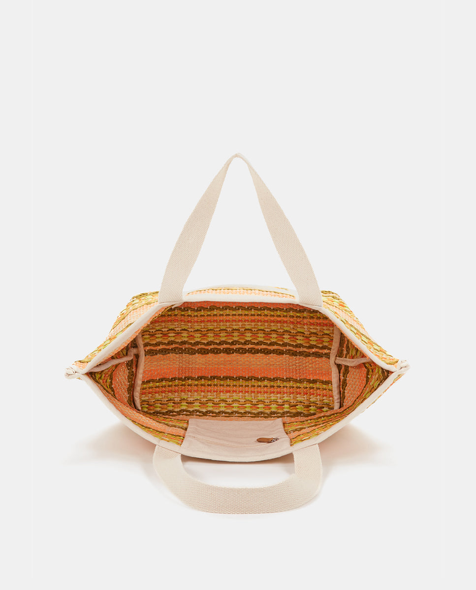 abbacino-bolsa-de-playa-capazo-amarillo-multicolor image 5