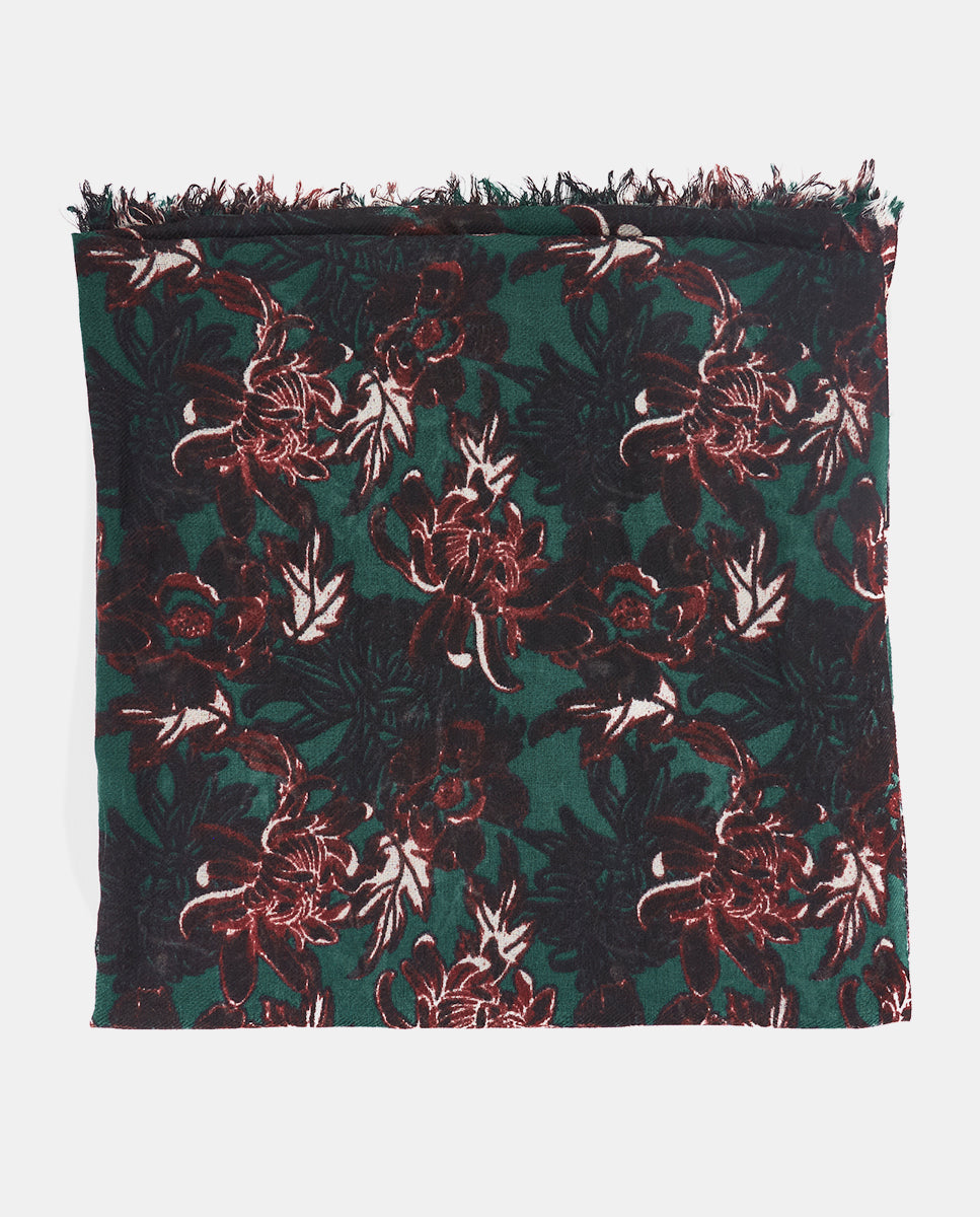 abbacino-pa-uelo-de-lana-estampado-floral-burdeos image 3
