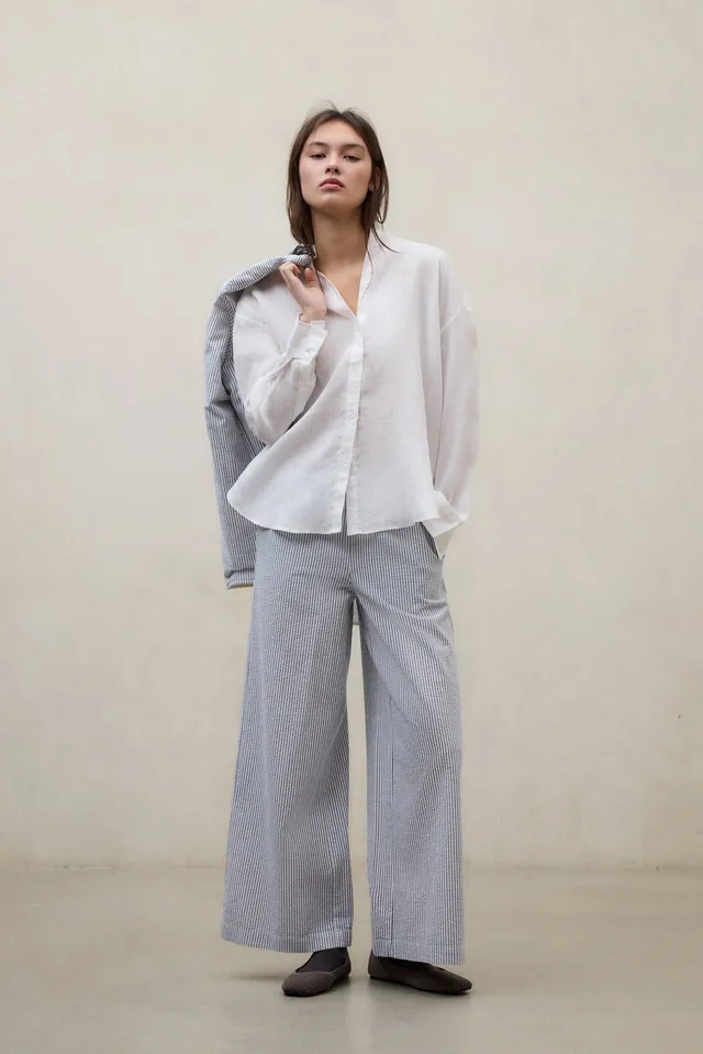 ecoalf-camisa-daria-blanca-mujer-lino-oversize image 1