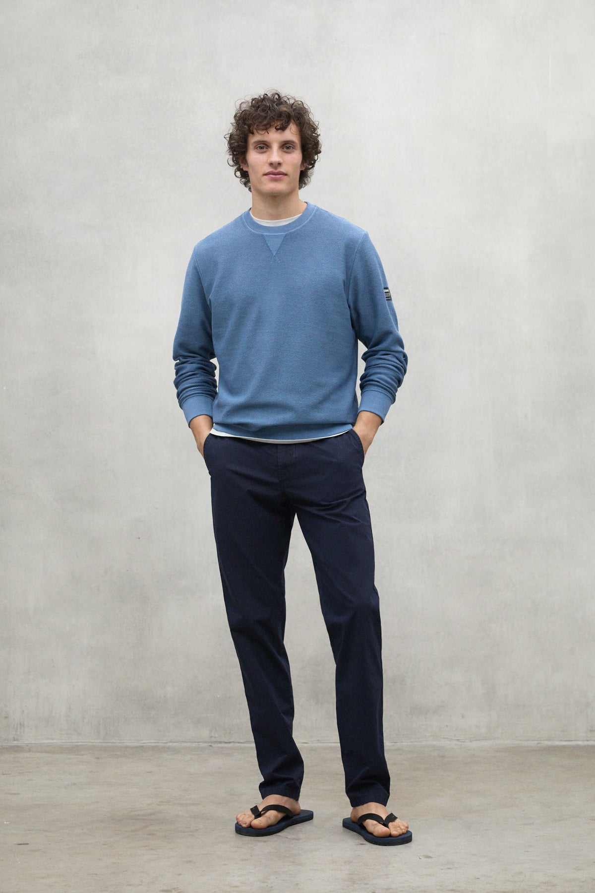 sudadera-ecoalf-newark-azul-de-hombre-100-algod-n-reciclado-fit-regular image 1