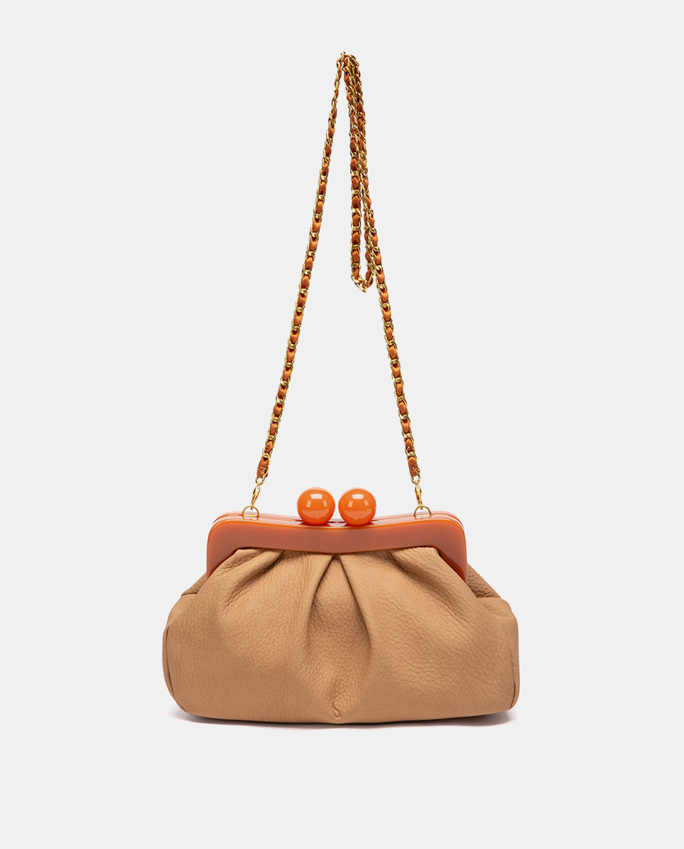 clutch-de-fiesta-abbacino-camel-estructurado-con-cadena image 4