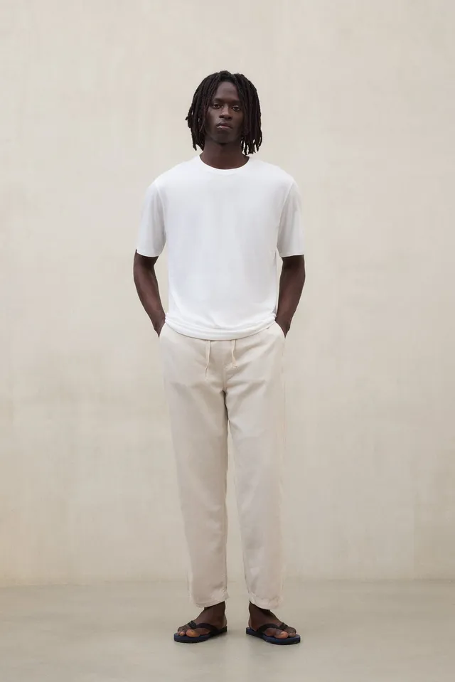 pantalones-gina-de-ecoalf-algod-n-org-nico-beige image 1