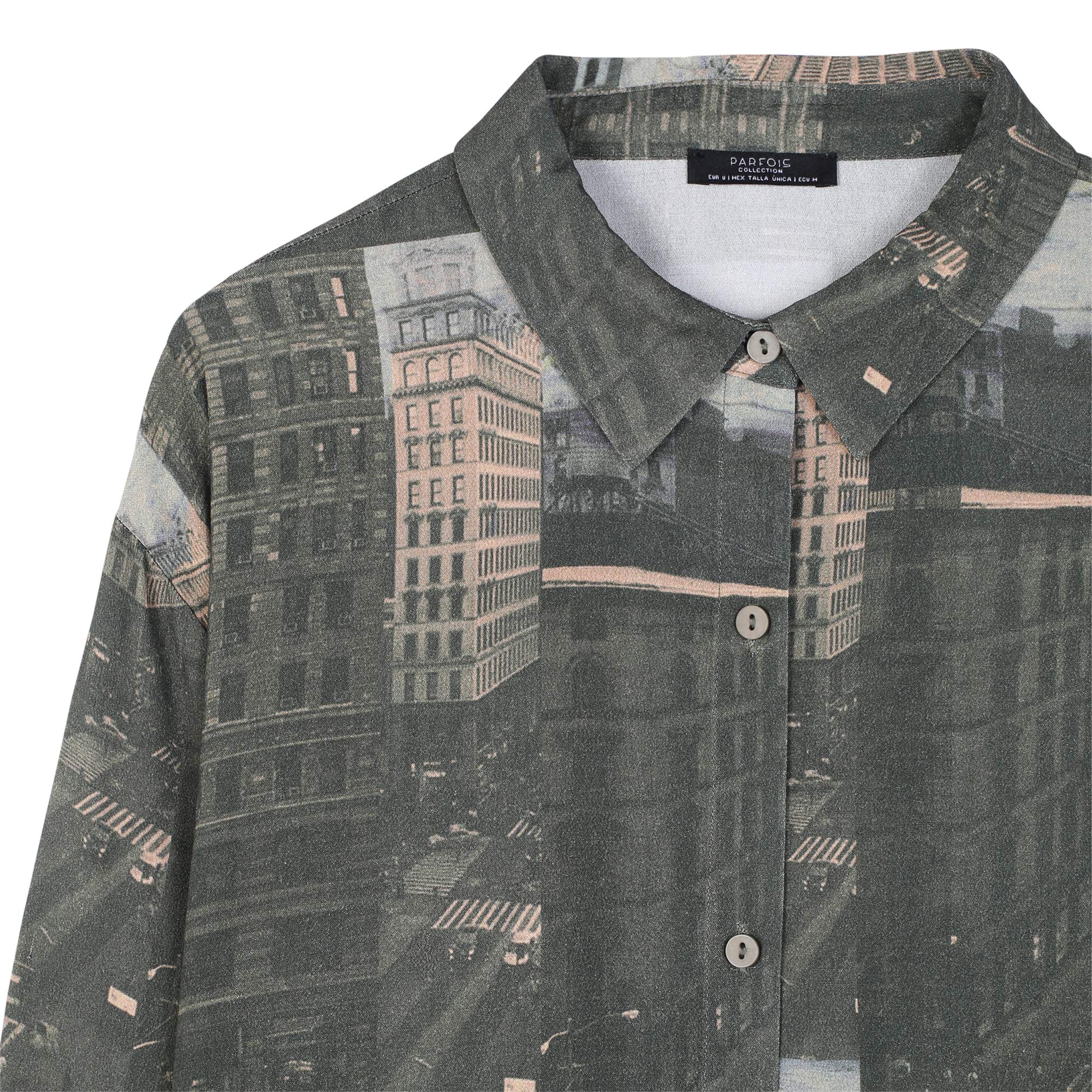 parfois-camisa-oversize-estampada-mujer-fluida image 2