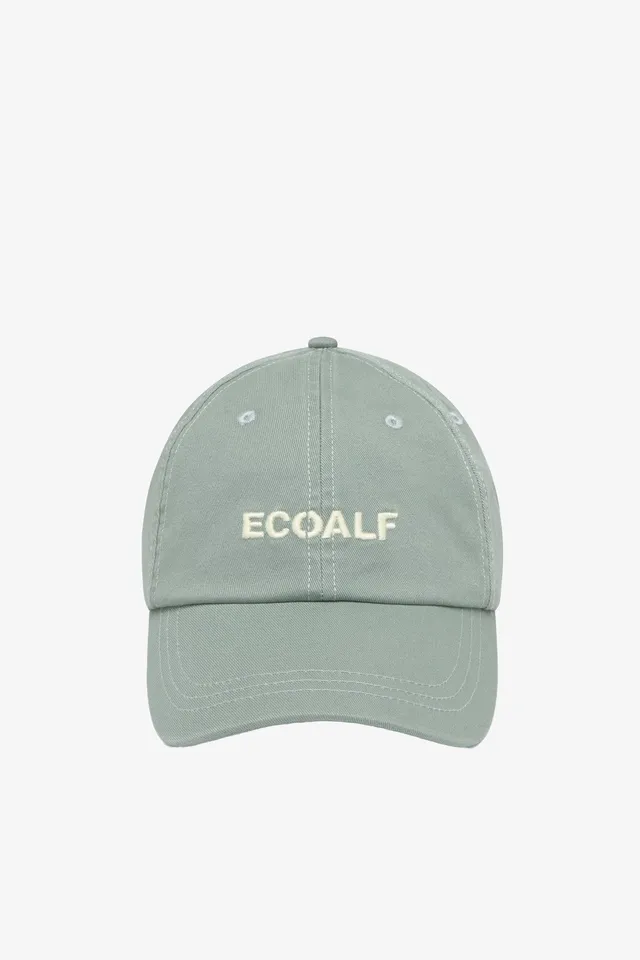 ecoalf-gorra-verde-unisex-100-algod-n-org-nico-dise-o-b-isbol-con-logo-bordado-y image 1