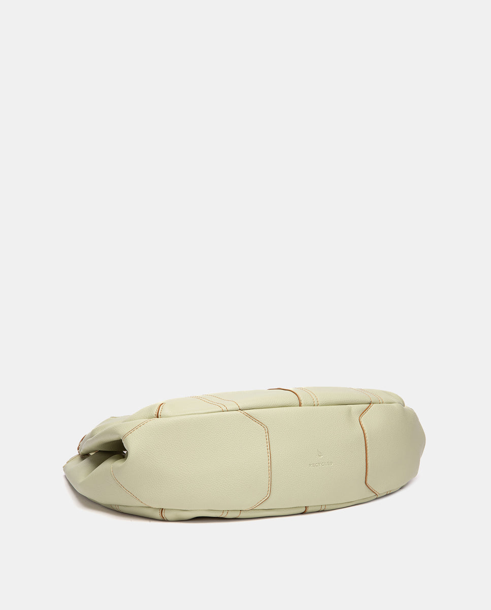 abbacino-bolso-hombro-hobo-grande-verde-reciclado image 5