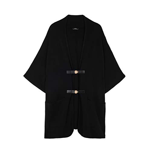 parfois-poncho-con-bolsillos-para-mujer image 3