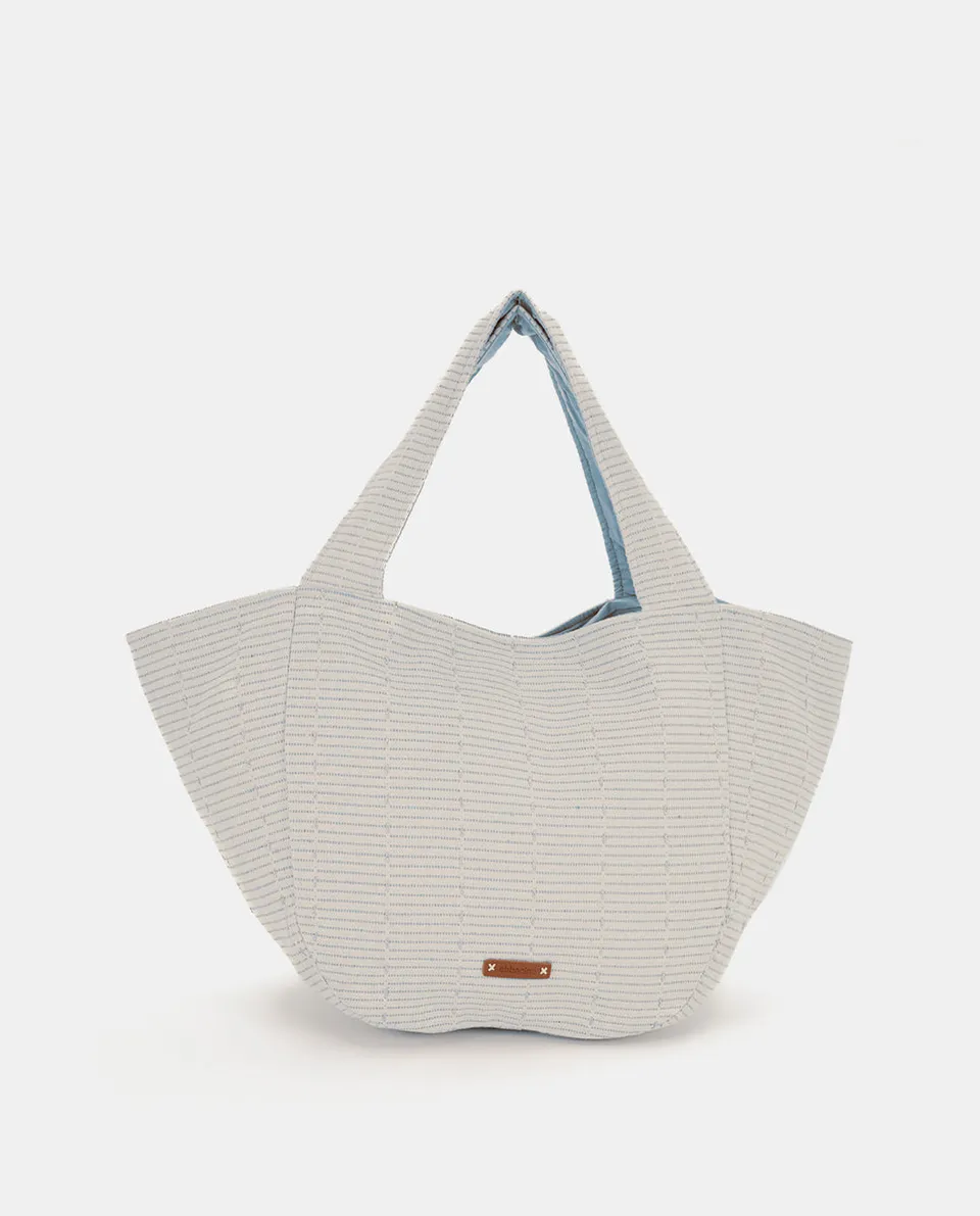 abbacino-strandtasche-mit-blauem-muster image 1
