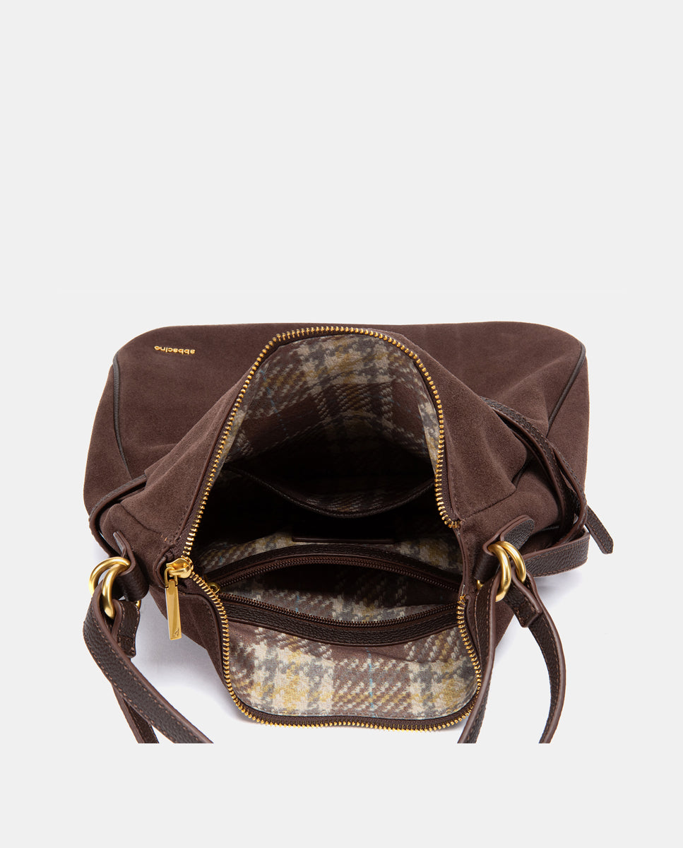 abbacino-bolso-multifuncional-serraje-marr-n-hombro-mochila image 6