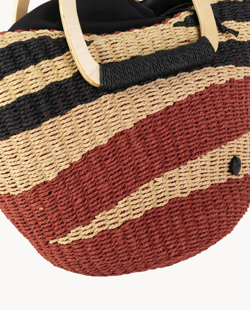kbas-bolso-de-mano-fibra-natural-cierre-saco-granate image 3