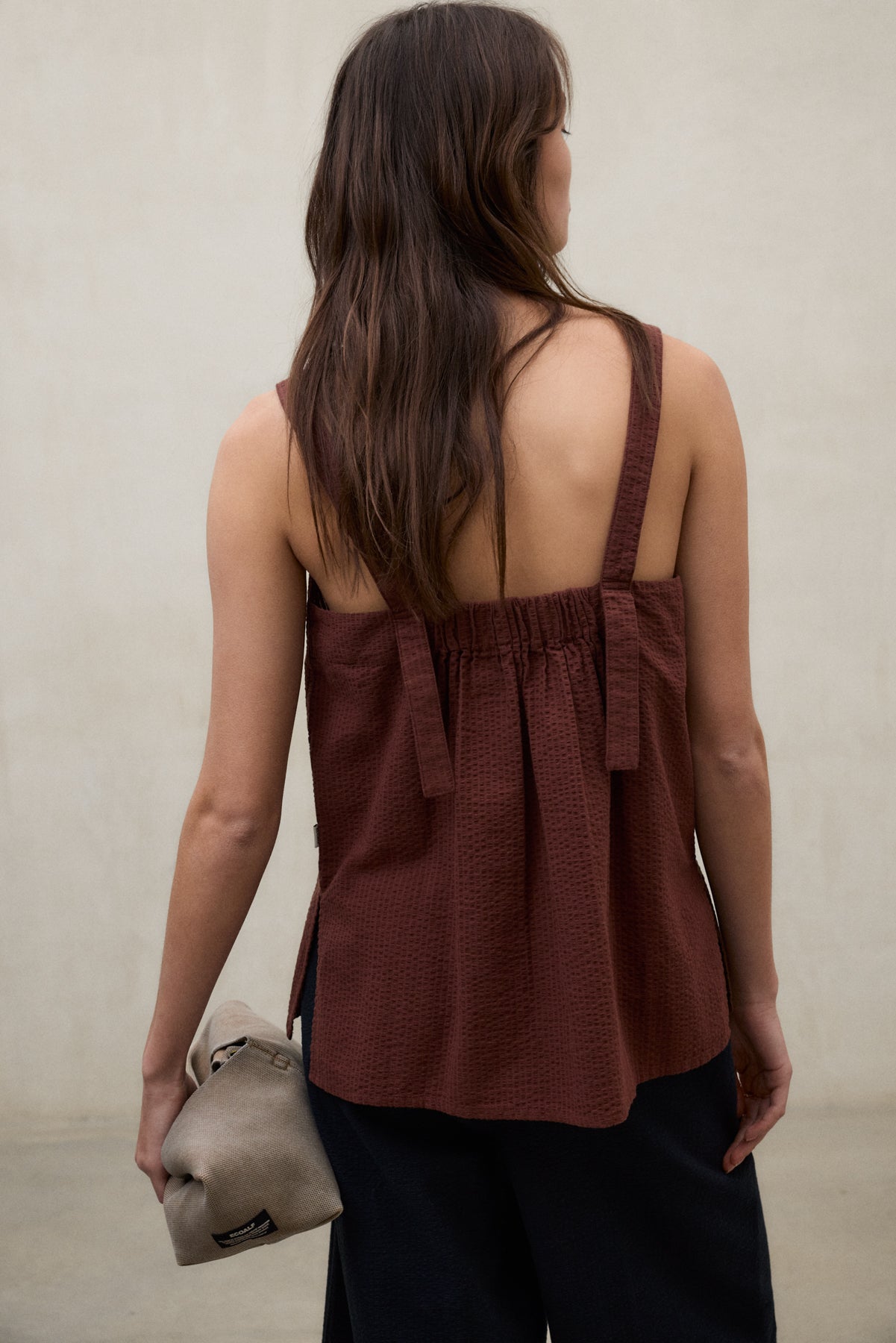 ecoalf-camisa-aria-marr-n-de-mujer-escote-cuadrado-algod-n-org-nico image 2