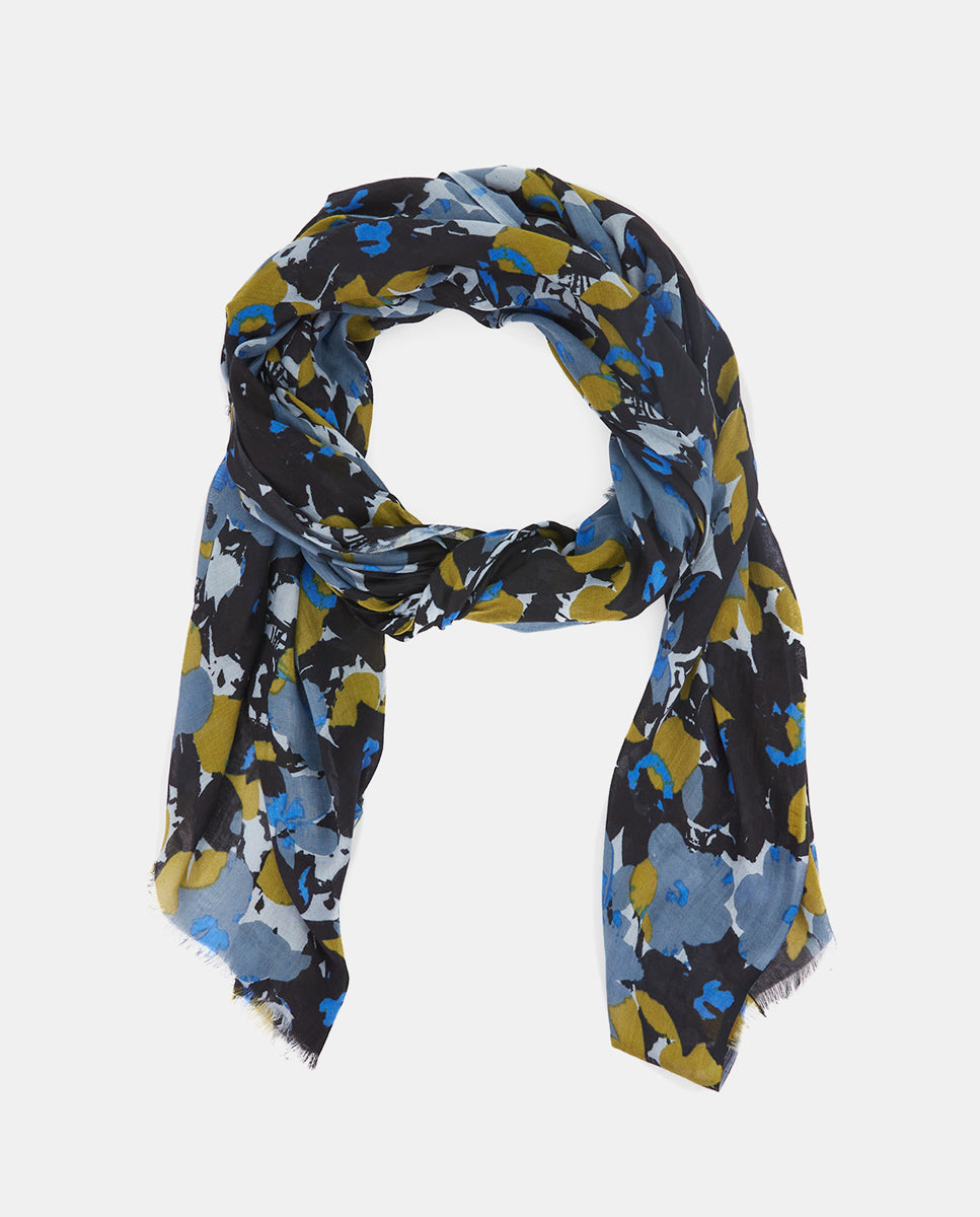 pa-uelo-abbacino-viscosa-estampado-floral-negro image 2