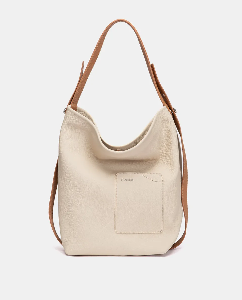 abbacino-bolso-hombro-piel-beige-estructurado image 1