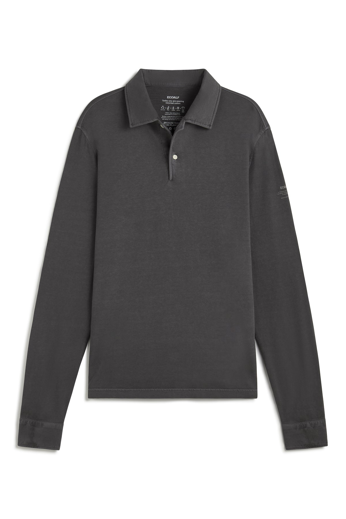 ecoalf-polo-patrick-gris-oscuro-polo-de-algod-n-reciclado-y-org-nico-para-hombre image 1