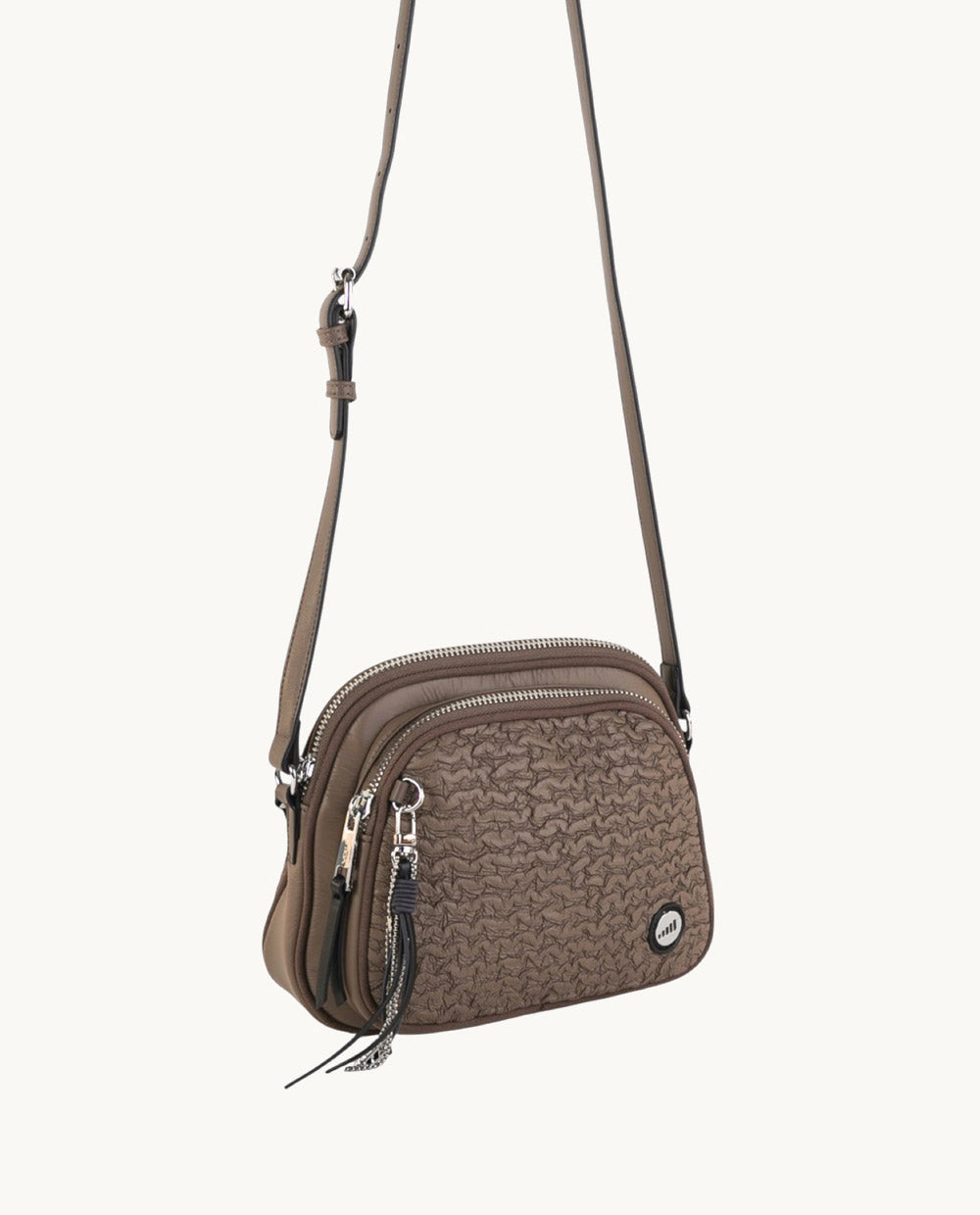 kbas-bandolera-urban-spiga-de-piel-sint-tica-color-taupe-26x12x19-cm-cierre-crem image 4