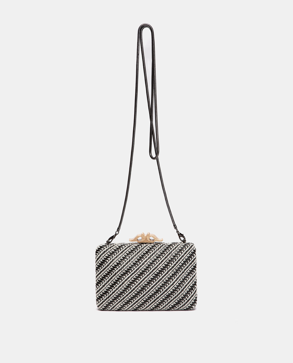abbacino-clutch-fiesta-negro-geom-trico image 5