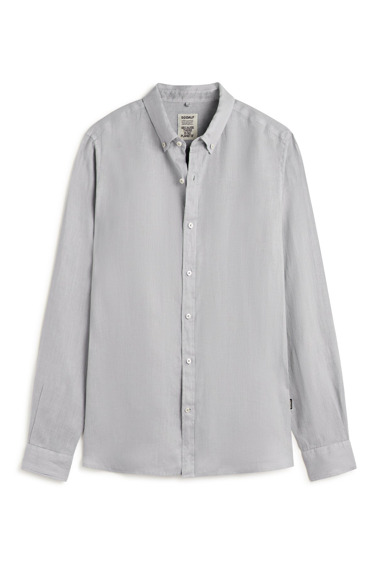 camisa-malibu-ecoalf-de-lino-para-hombre-gris-fit-regular image 6