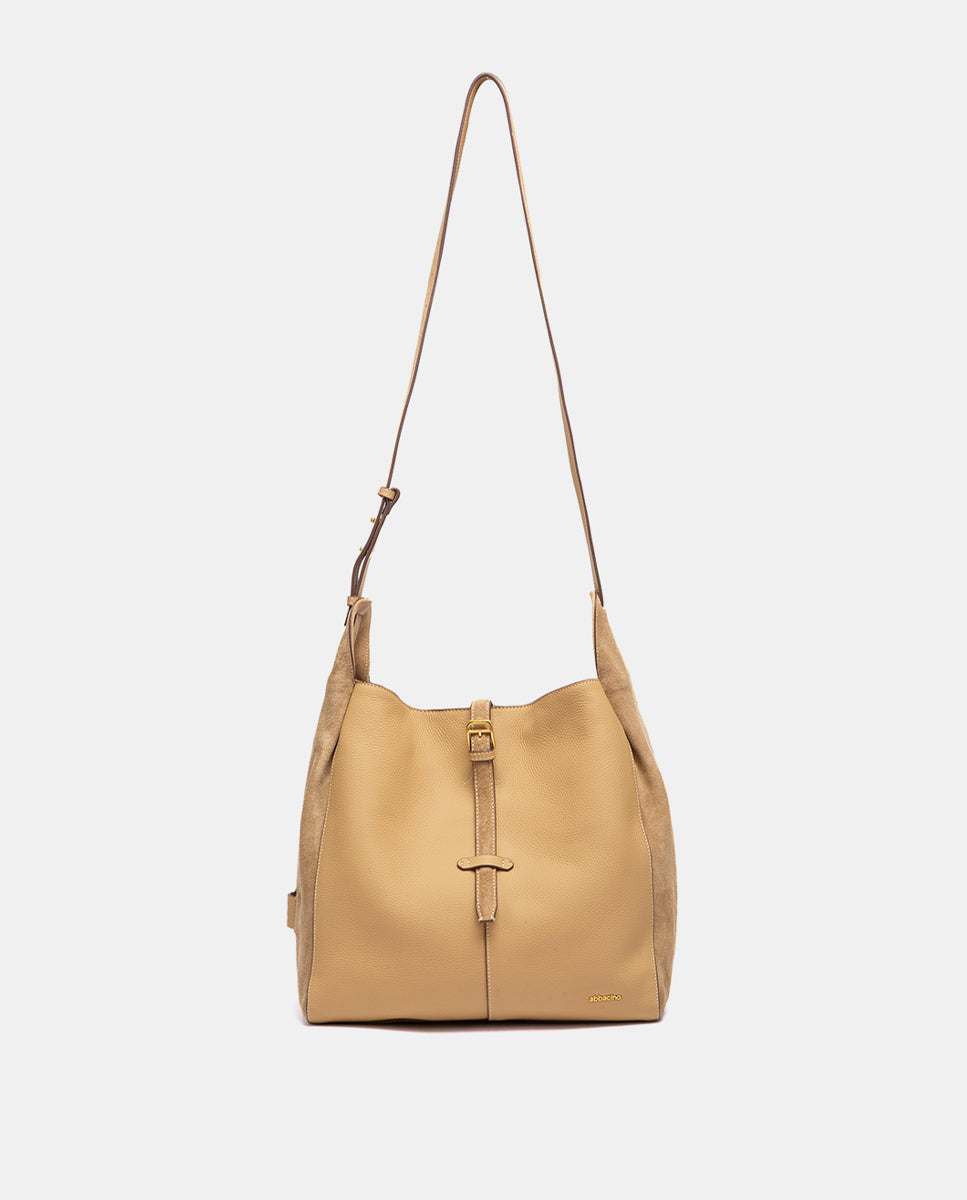 abbacino-bolso-hombro-mujer-piel-y-serraje-beige image 4