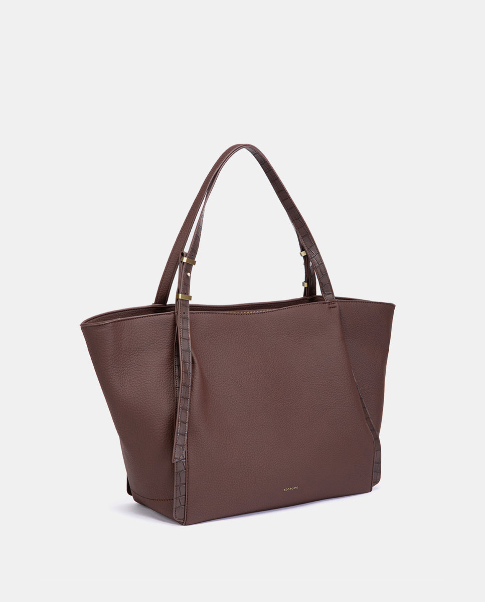 bolso-shopper-abbacino-materiales-reciclados-burdeos image 2