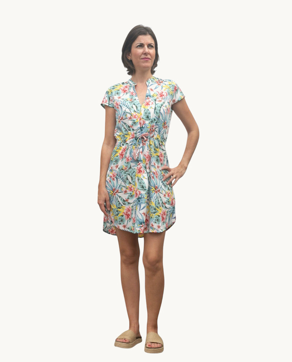 kurta-kbas-de-polycrepe-ligera-y-elegante-talla-nica image 1