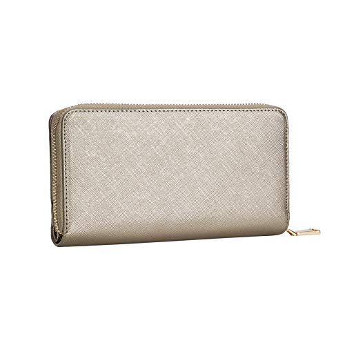 parfois-cartera-alargada-lisa-mujer-talla-l-plateado image 8