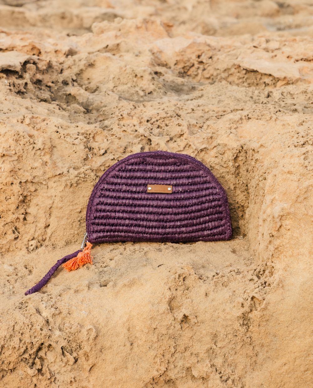 kbas-cartera-de-mano-de-fibra-natural-con-cremallera-color-lila-30x4x28-cm image 3