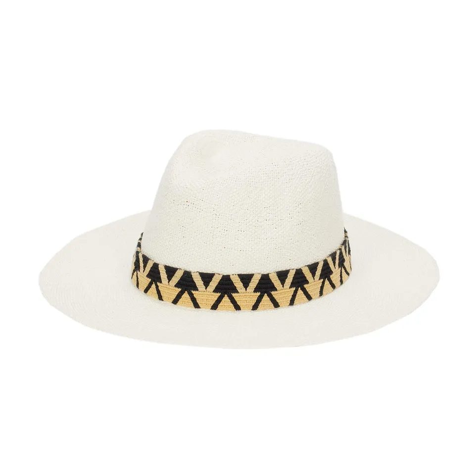 parfois-sombrero-textura-rafia-con-cinta-a-contraste-crudo-mujer image 1