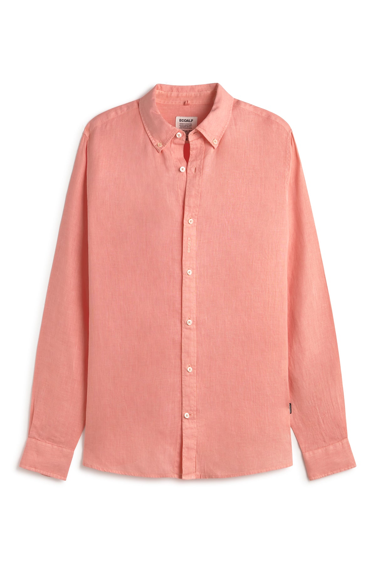 camisa-ecoalf-malibu-rosa-de-lino-para-hombre-fit-regular-manga-larga image 5