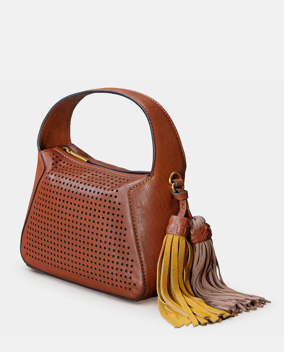 abbacino-bolso-de-mano-piel-troquelada-cognac image 4