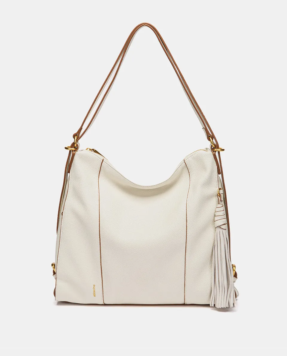 abbacino-bolso-multifuncional-beige-convertible-en-mochila image 1