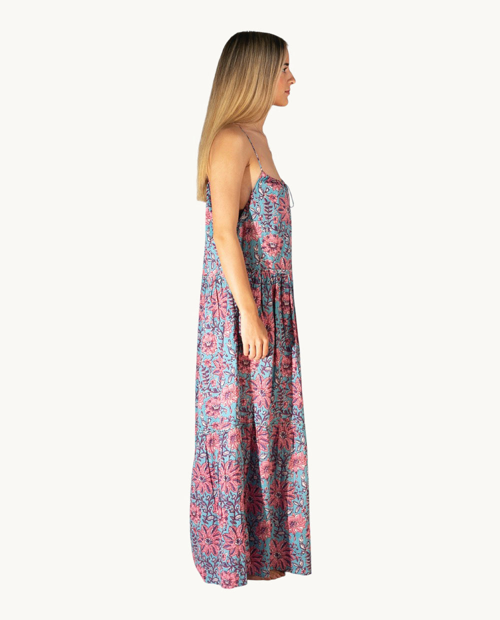 kbas-vestido-de-algod-n-talla-nica-color-rosa image 2
