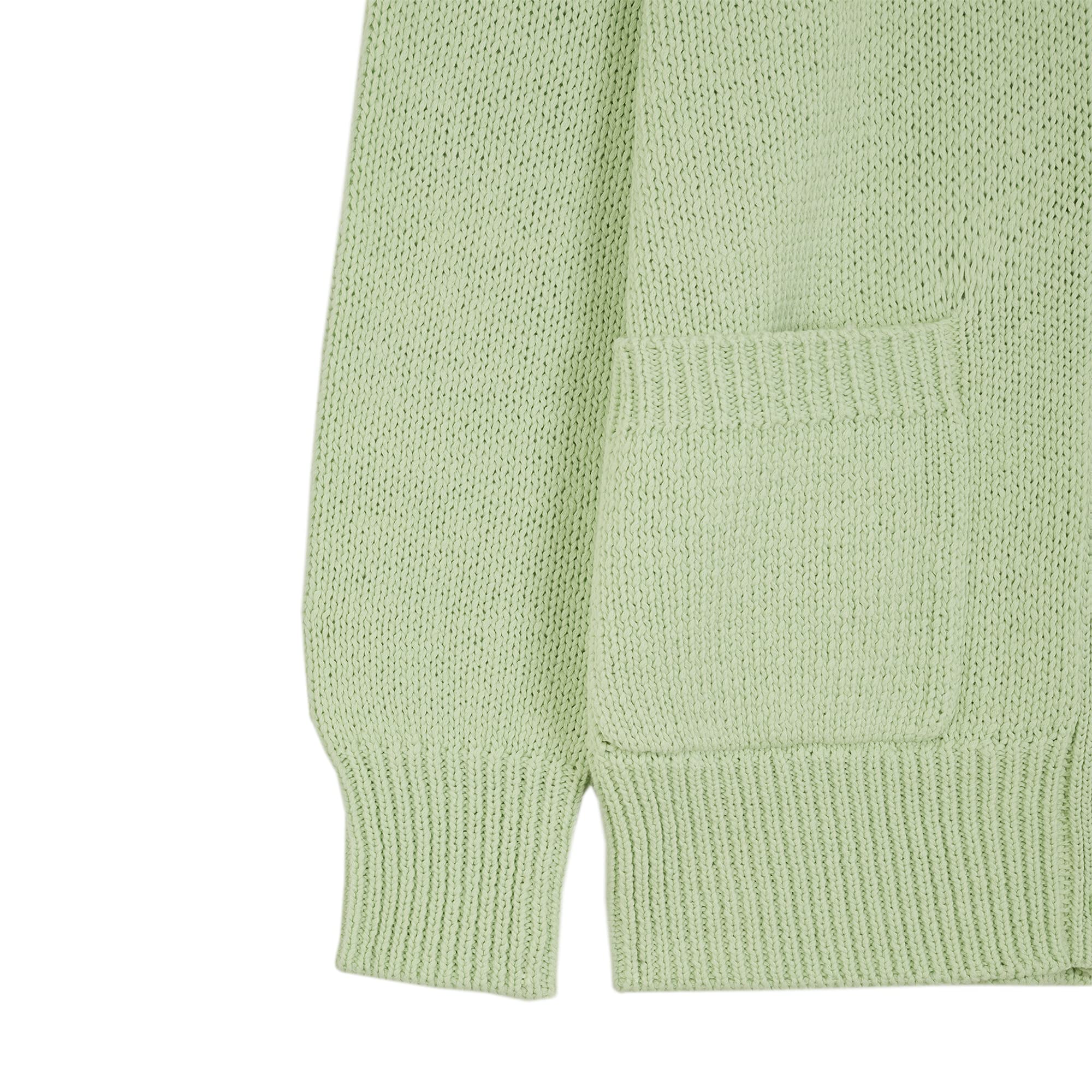 parfois-chaqueta-de-punto-cuello-pico-verde-claro-mujer image 2
