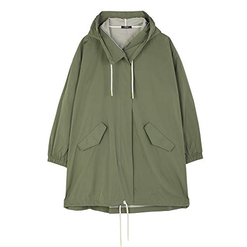 parfois-chaqueta-impermeable-caqui-mujer-talla-nica image 3