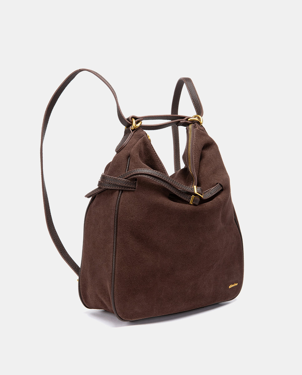 abbacino-bolso-multifuncional-serraje-marr-n-hombro-mochila image 4