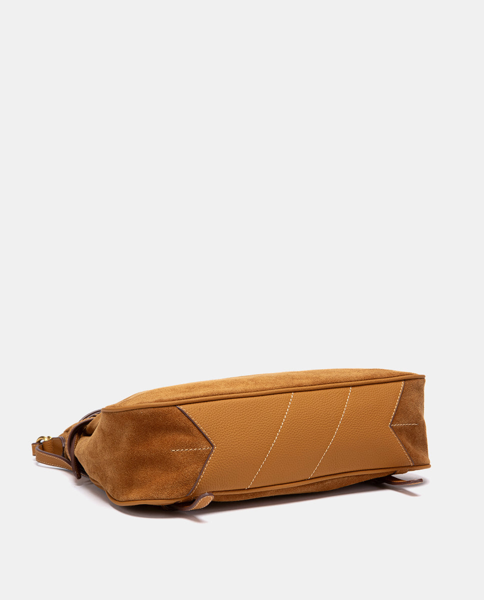 abbacino-bolso-multifuncional-serraje-cognac-hombro-mochila image 7