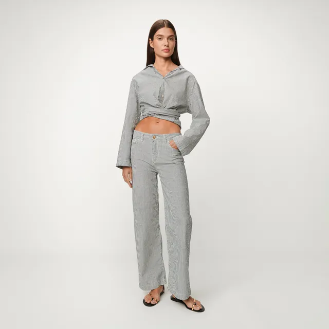 lois-culotte-2172-7967-pantal-n-cropped-de-lino-con-rayas-fisherman image 1