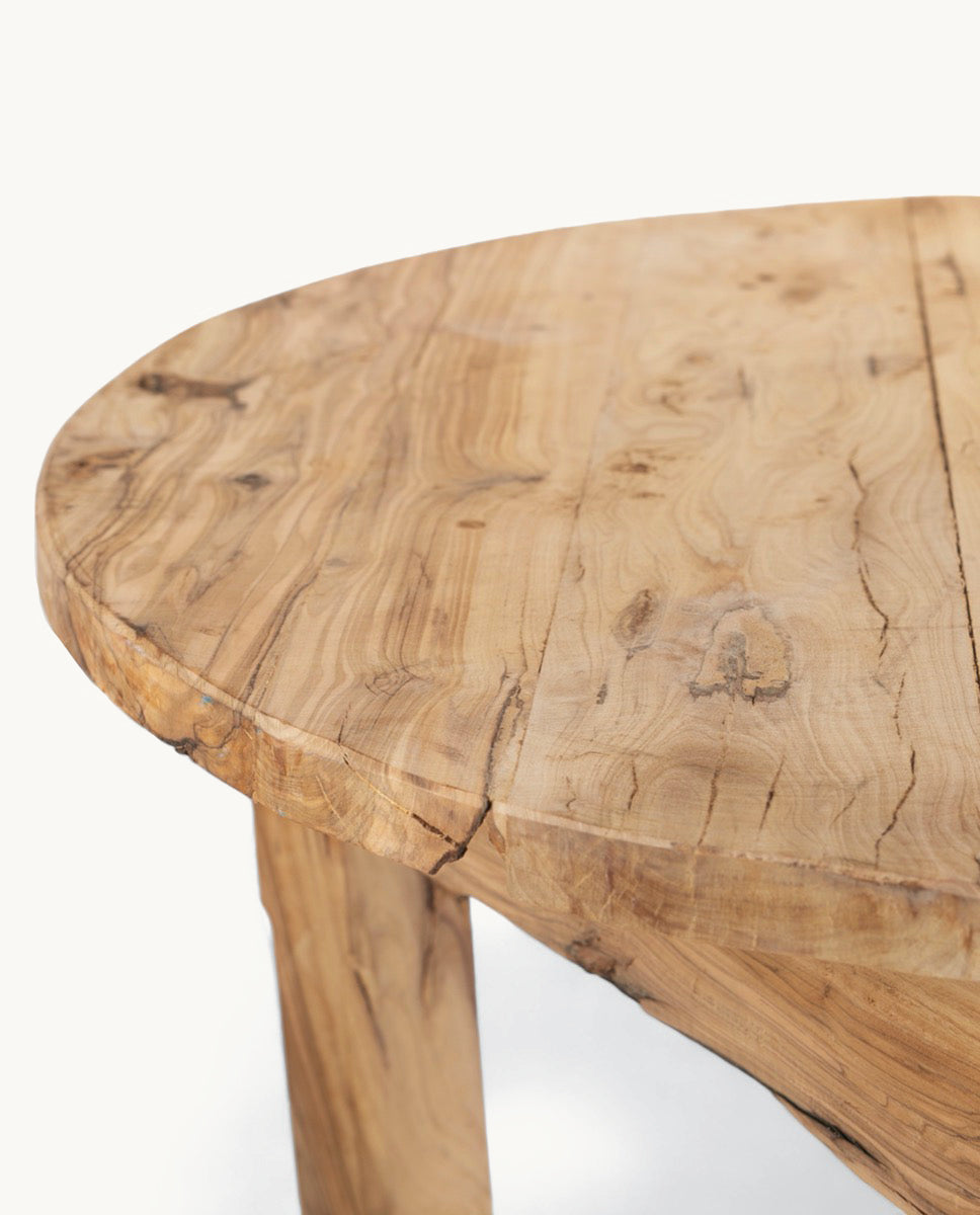 mesa-redonda-de-madera-r-stica-kbas-59-cm-de-di-metro-x-47-cm-de-alto-estilo-nat image 3