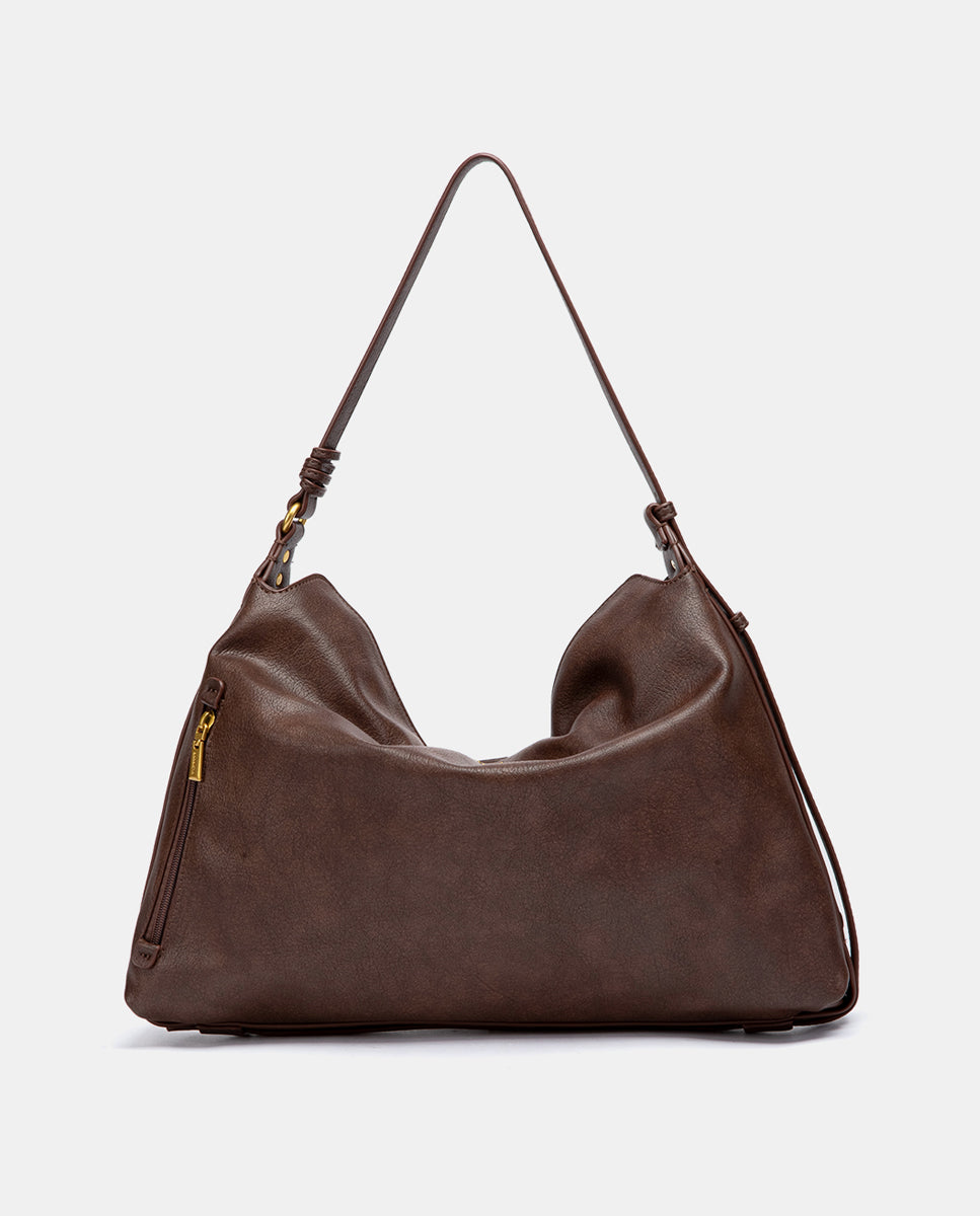 abbacino-bolso-de-hombro-marr-n-con-borlas-antelina-reciclada image 4