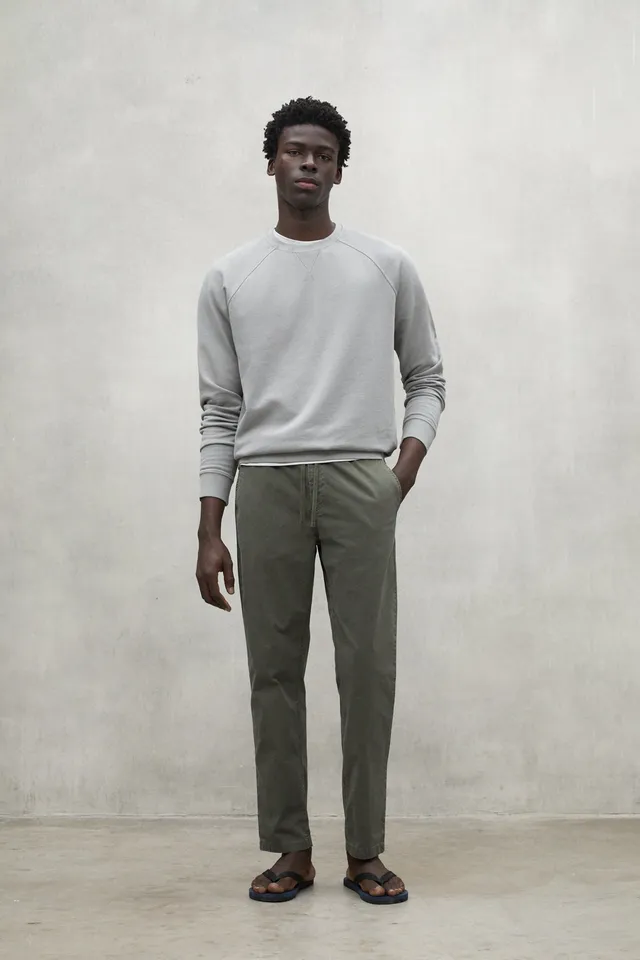 ecoalf-ethic-pantal-n-regular-de-algod-n-y-elastano-color-khaki image 1