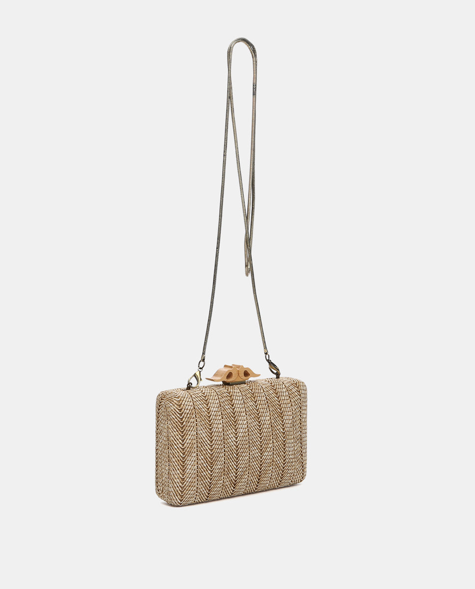 clutch-de-fiesta-abbacino-en-camel-con-trenzado-en-espiga-y-cierre-3d image 3